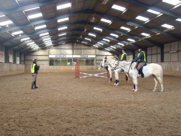 Riding Lesson in the Indoor Arena